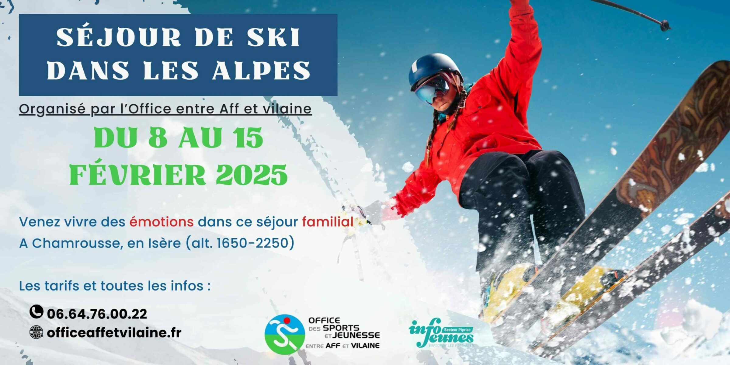 séjour de ski affiche 3